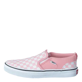 My Asher (checkerboard) Powder Pink/whi