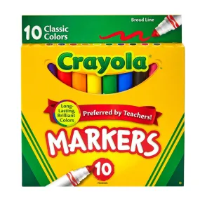 10-Count Broad Line Classic Colors Markers 58-7722