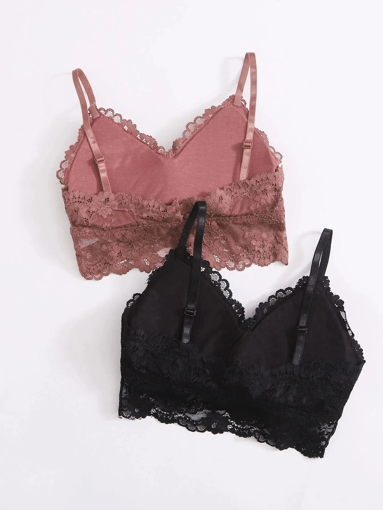 2pack Floral Lace Bra Set