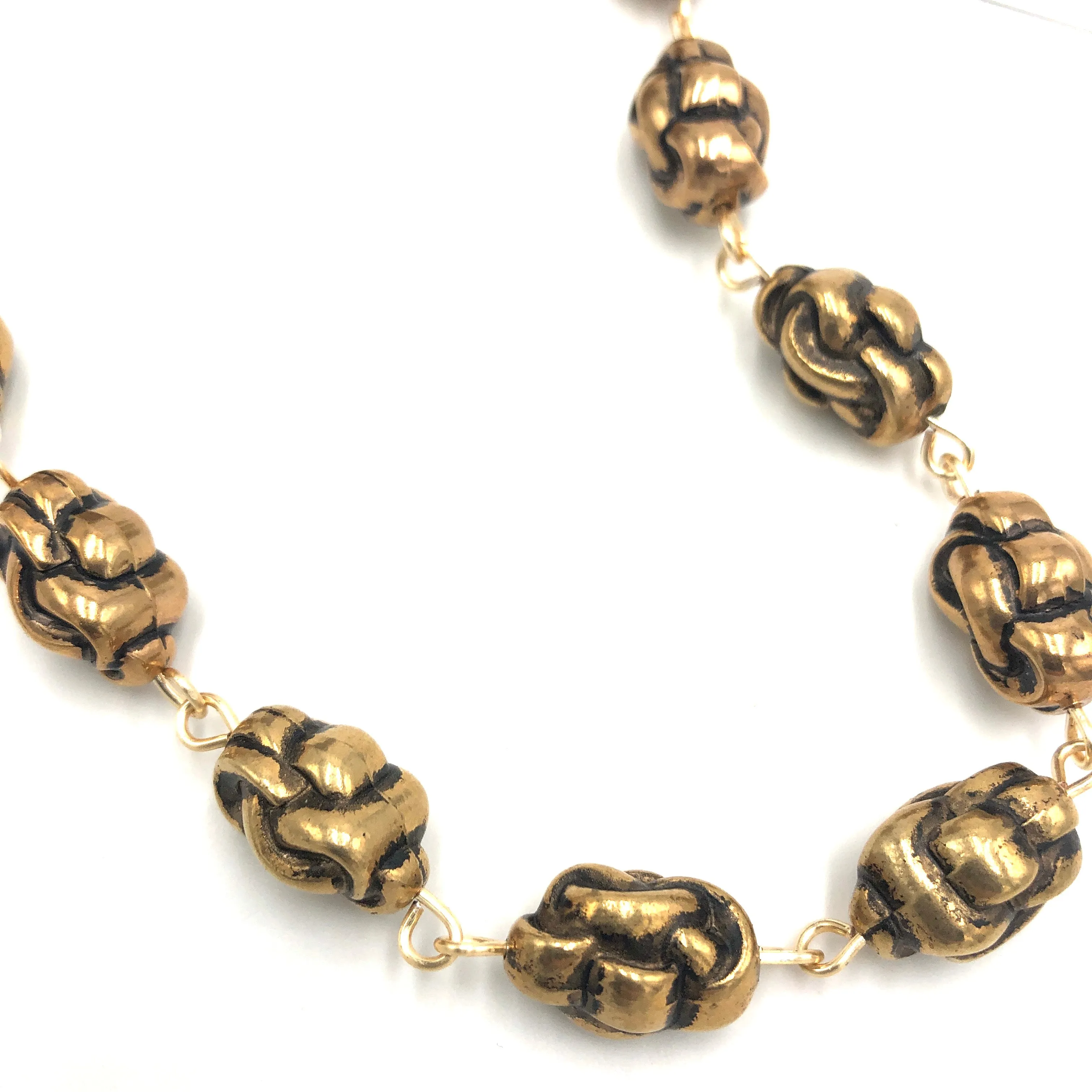 Antique Brass Knotted Amelia Necklace - Live Unboxing NYC #218