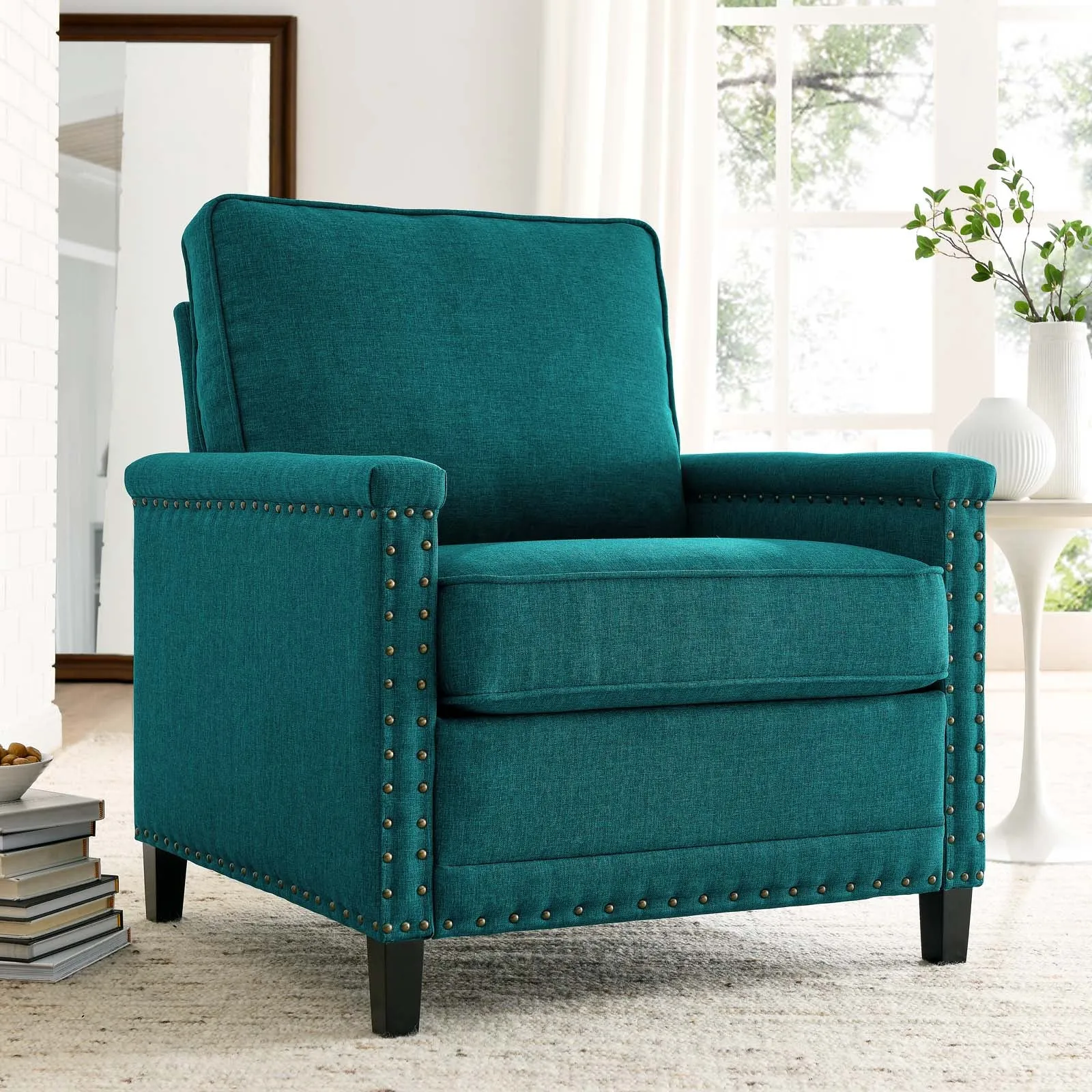 Ashton Upholstered Fabric Armchair by Modway