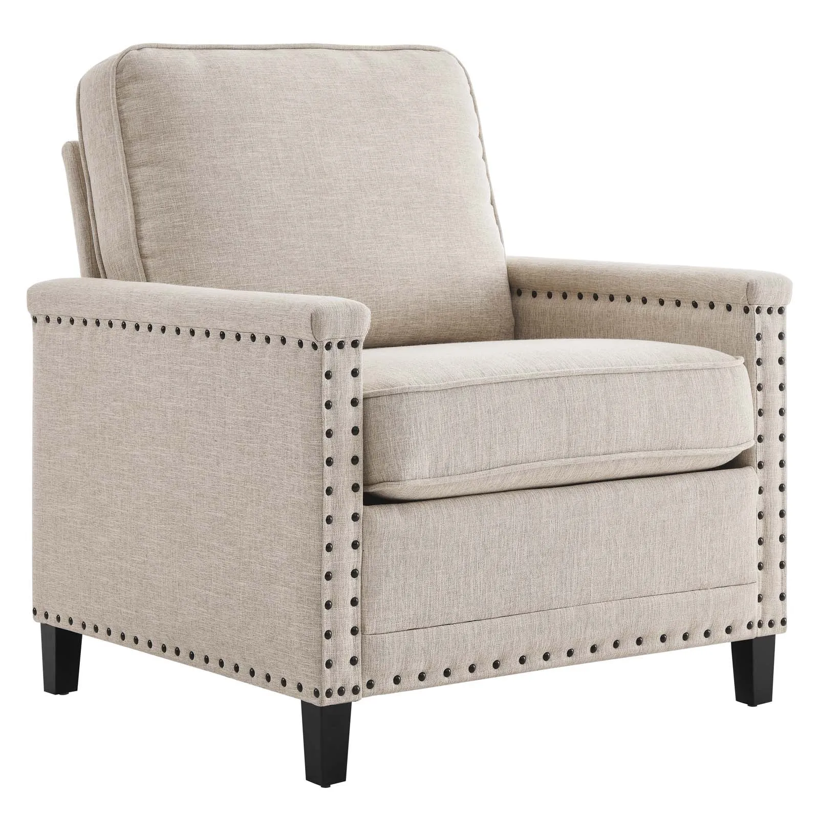 Ashton Upholstered Fabric Armchair by Modway