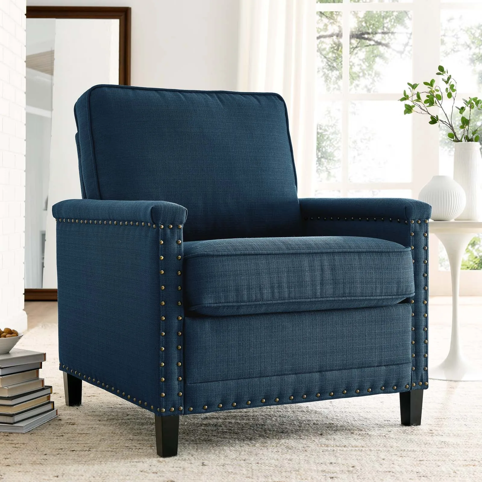 Ashton Upholstered Fabric Armchair by Modway