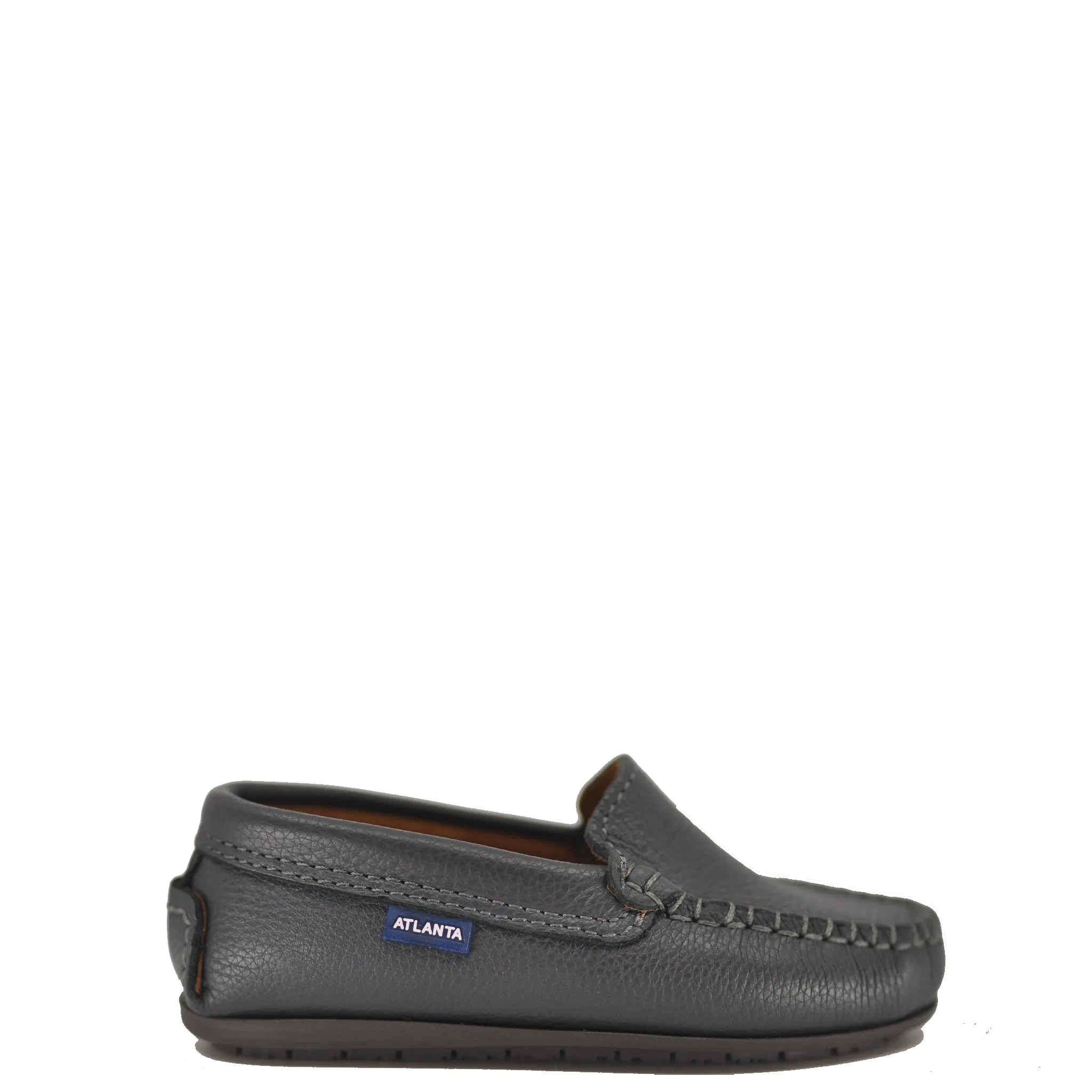 Atlanta Mocassin Gray Grain Loafer