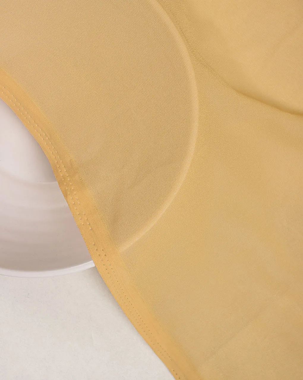 Beige Plain Georgette Fabric