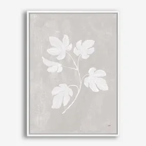 Botanical Study III Neutral Crop Canvas Print