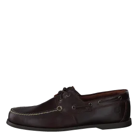 Cedar Bay Boat Shoe Dk Brown Full Grain