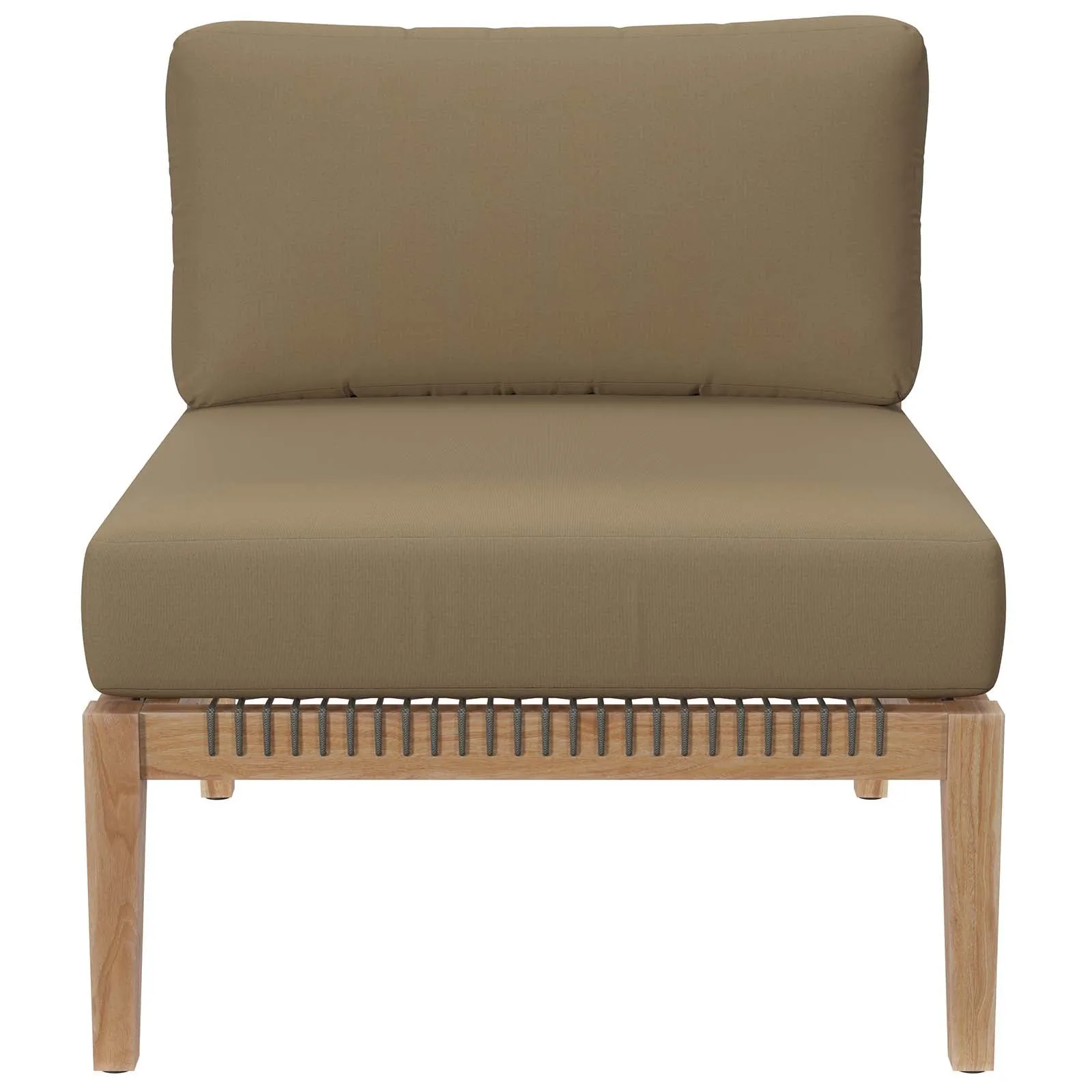 Clearwater Outdoor Patio Teak Wood Sofa by Modway