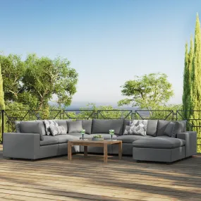 Commix 7-Piece Outdoor Patio Sectional Sofa by Modway