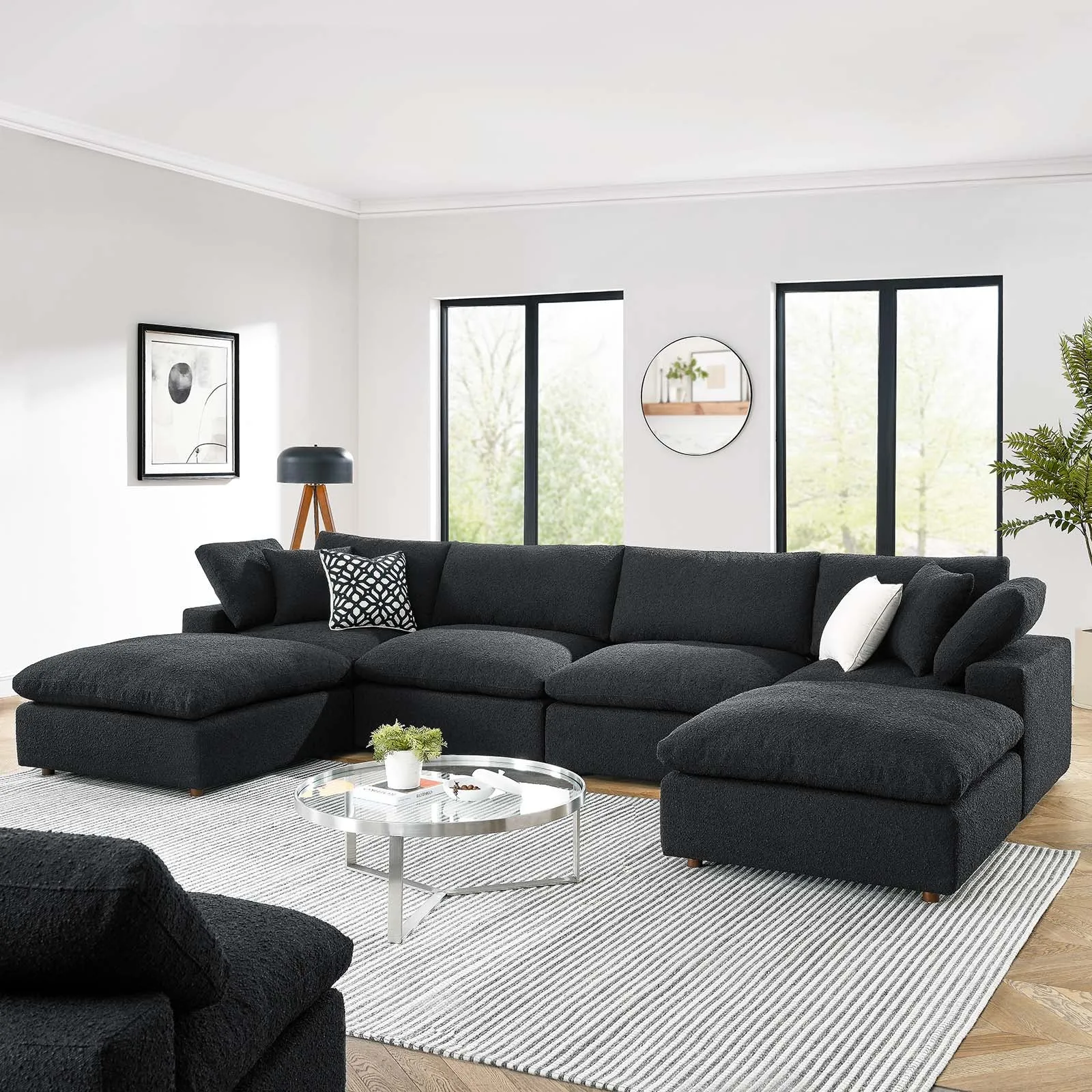 Commix Double Reclining Sectional by Modway