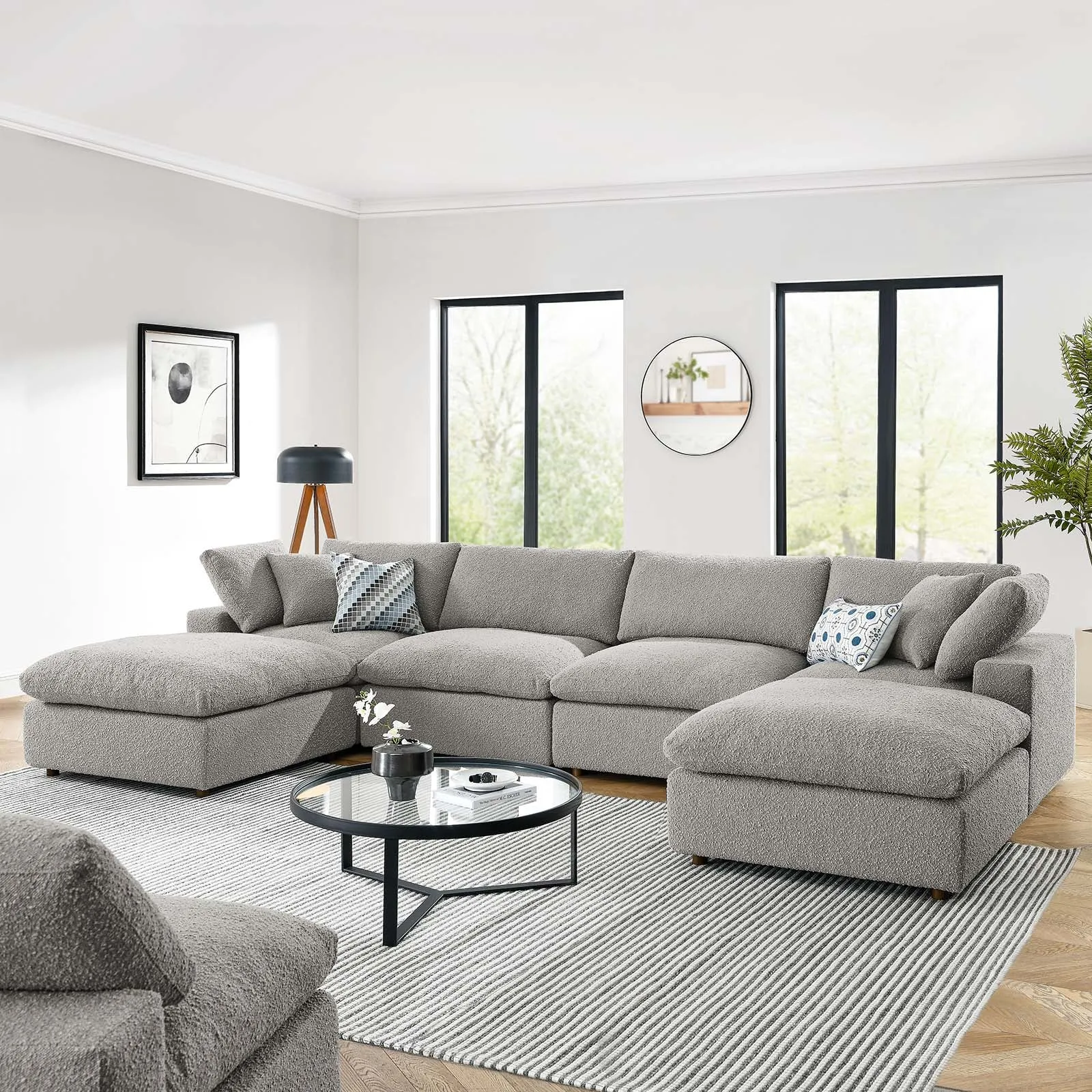 Commix Double Reclining Sectional by Modway