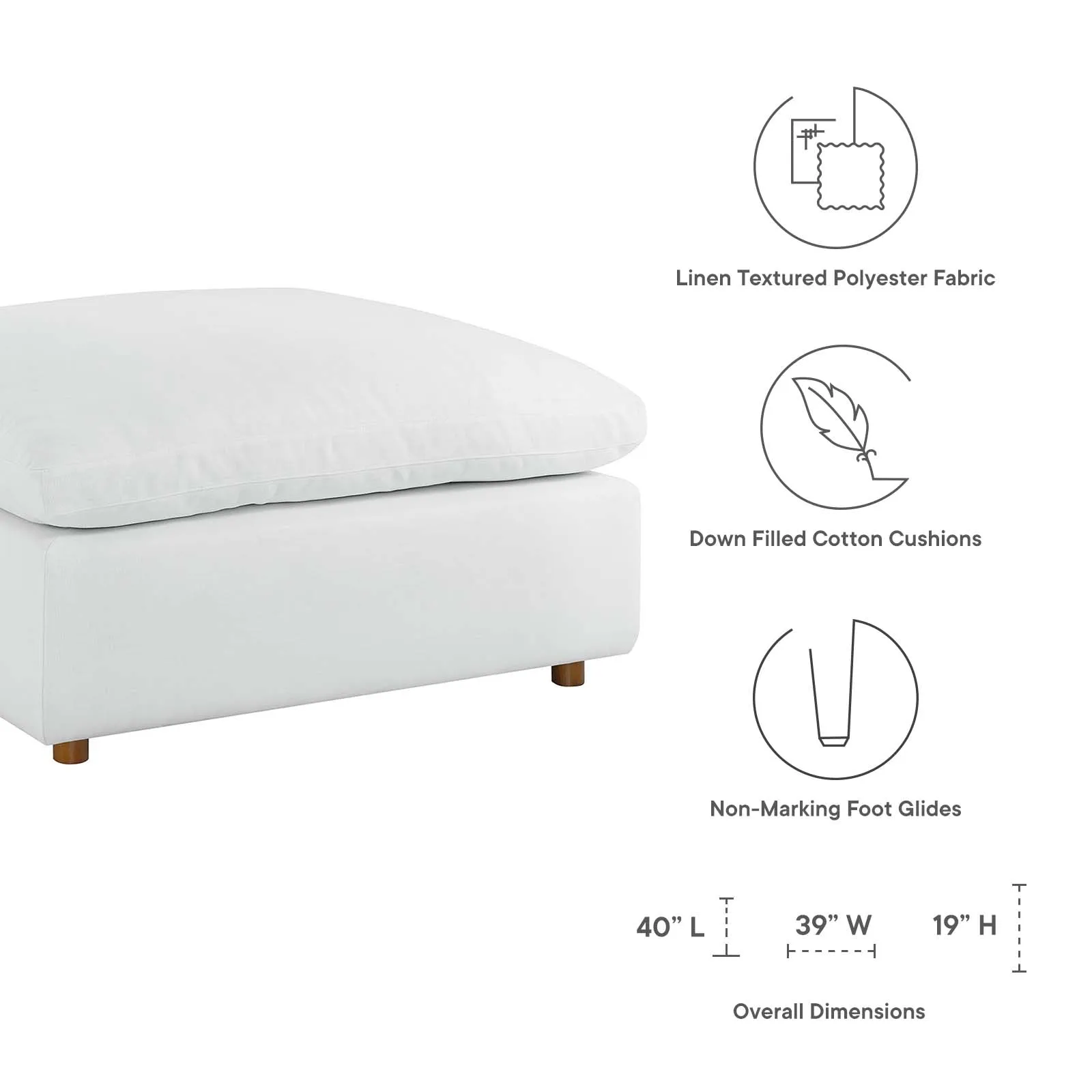 Commix Double Reclining Sectional by Modway