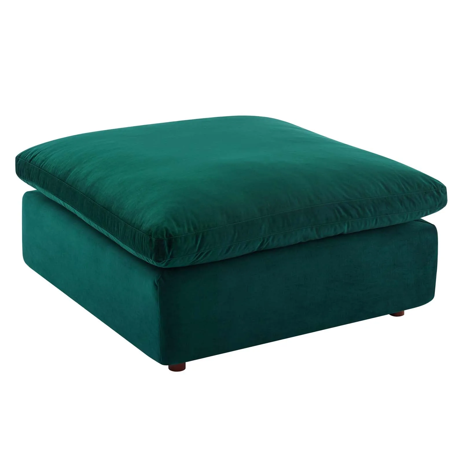 Commix Down Filled Overstuffed Performance Velvet Ottoman by Modway