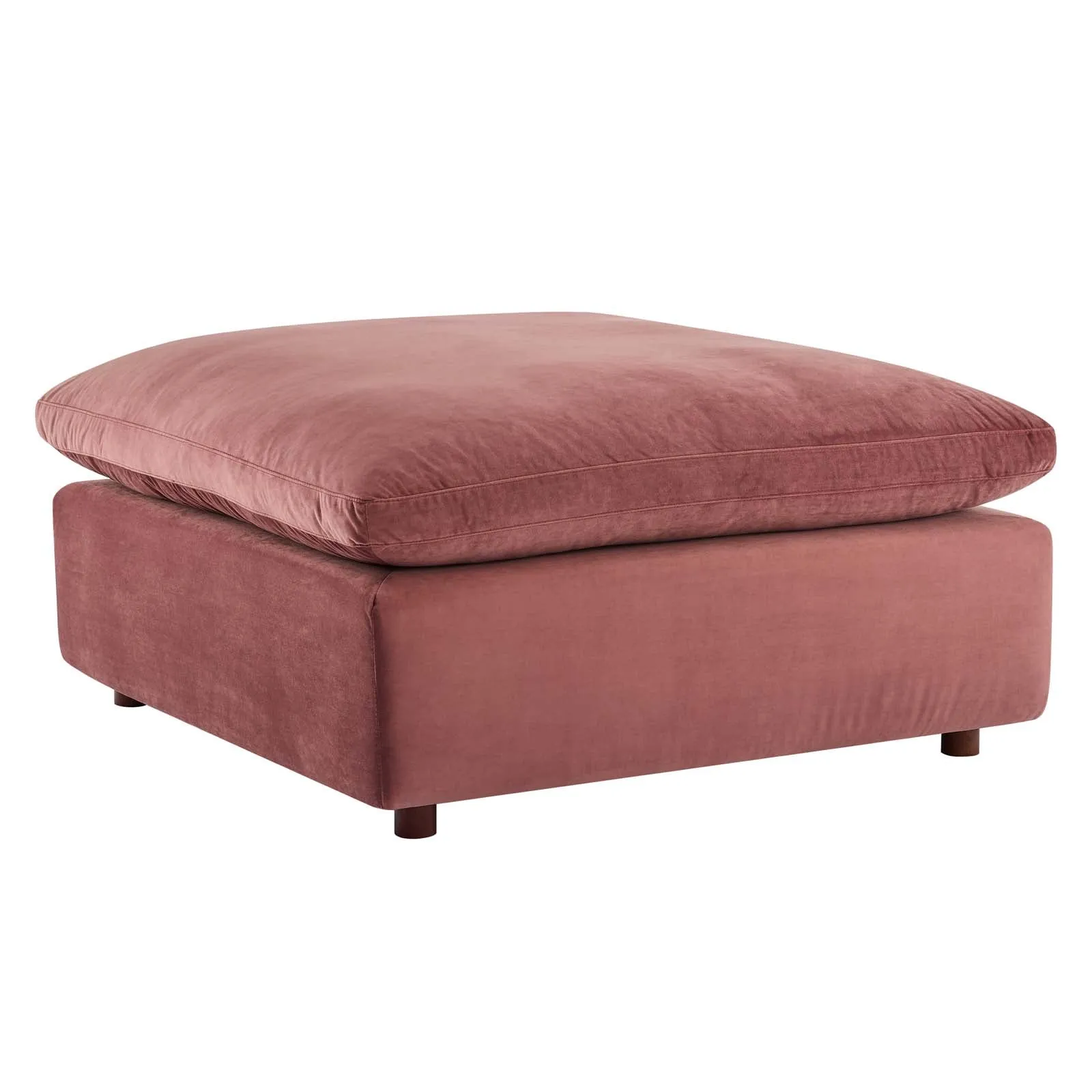 Commix Down Filled Overstuffed Performance Velvet Ottoman by Modway