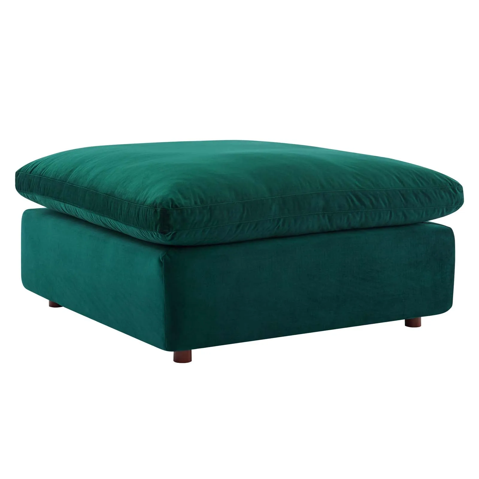 Commix Down Filled Overstuffed Performance Velvet Ottoman by Modway