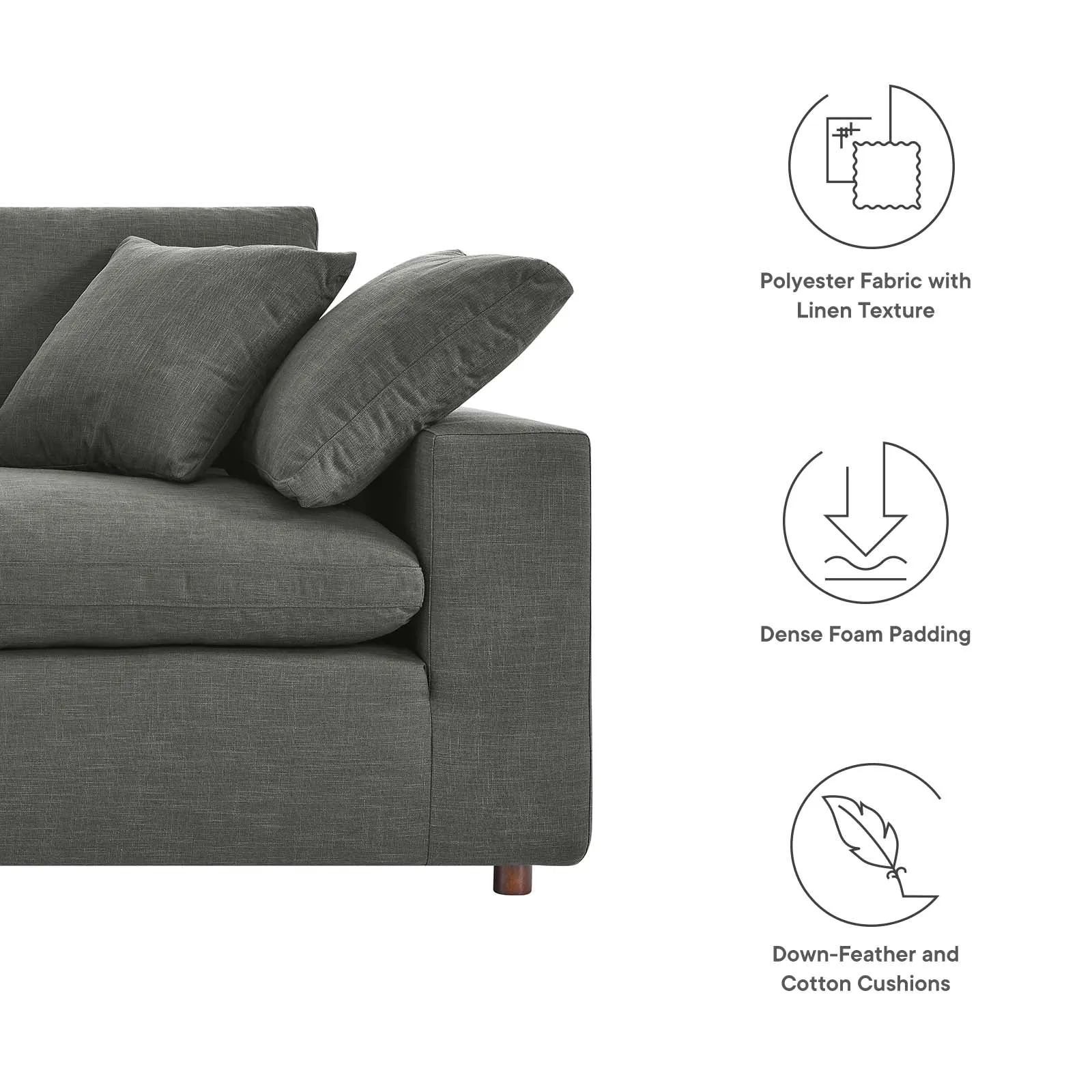 Commix Single Loveseat by Modway