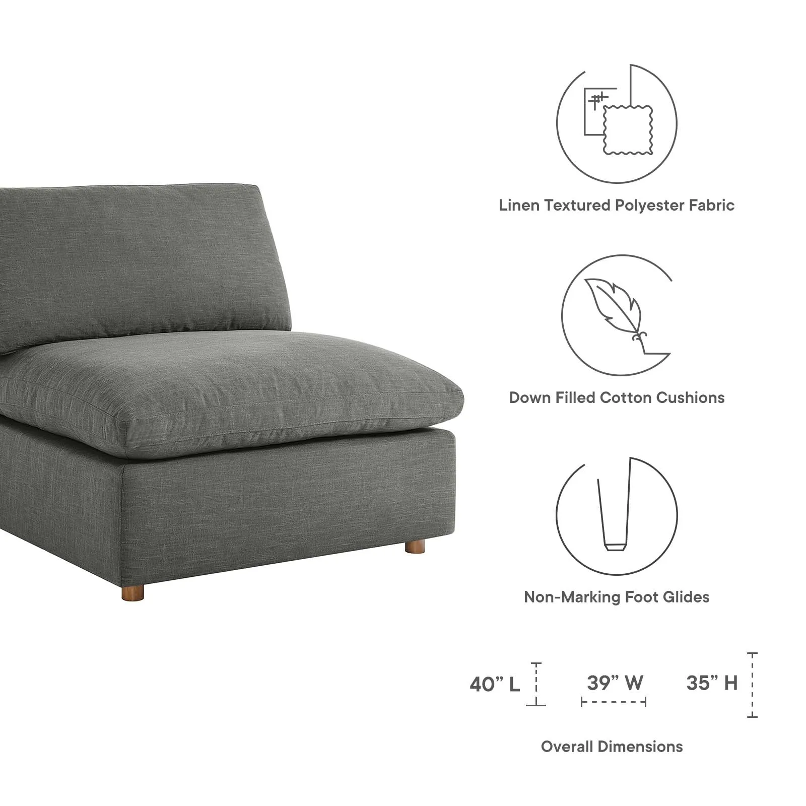 Commix Sofa Sectional by Modway