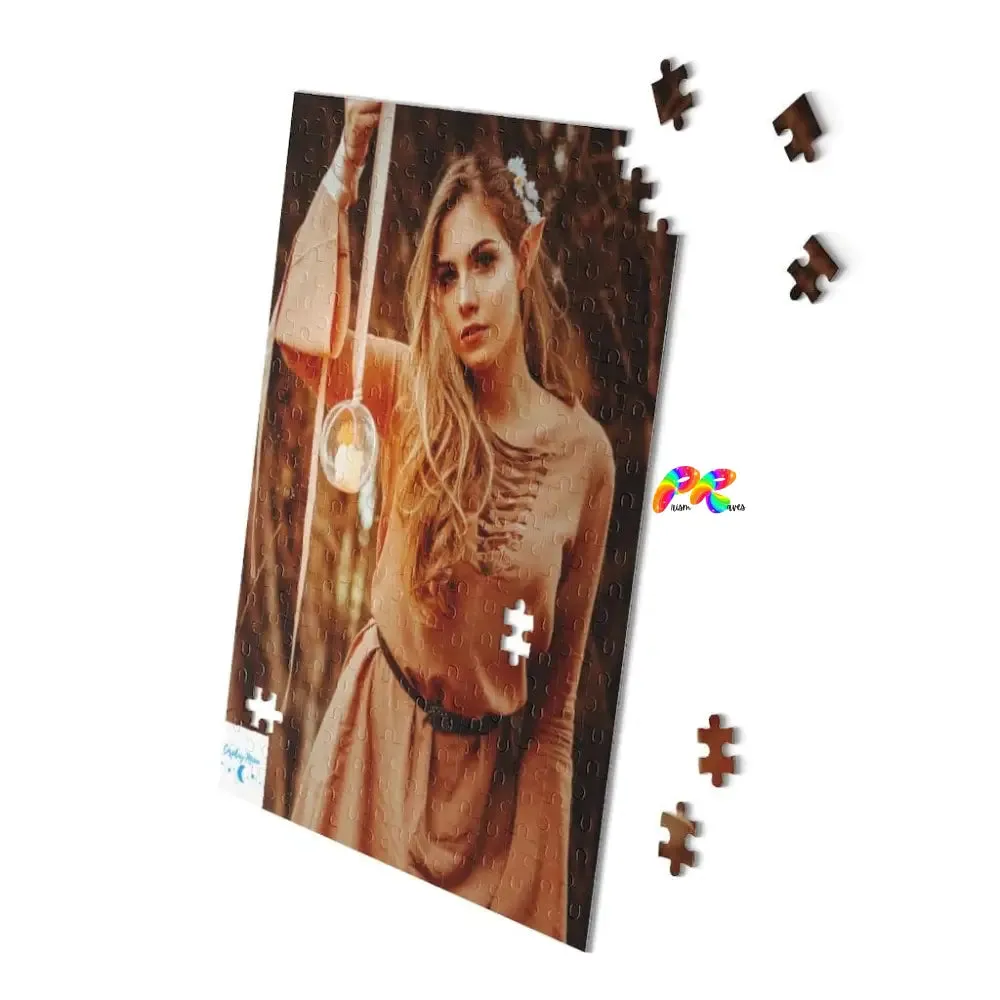 Elf Girl With Ornament Puzzle (120, 252, 500-Piece)