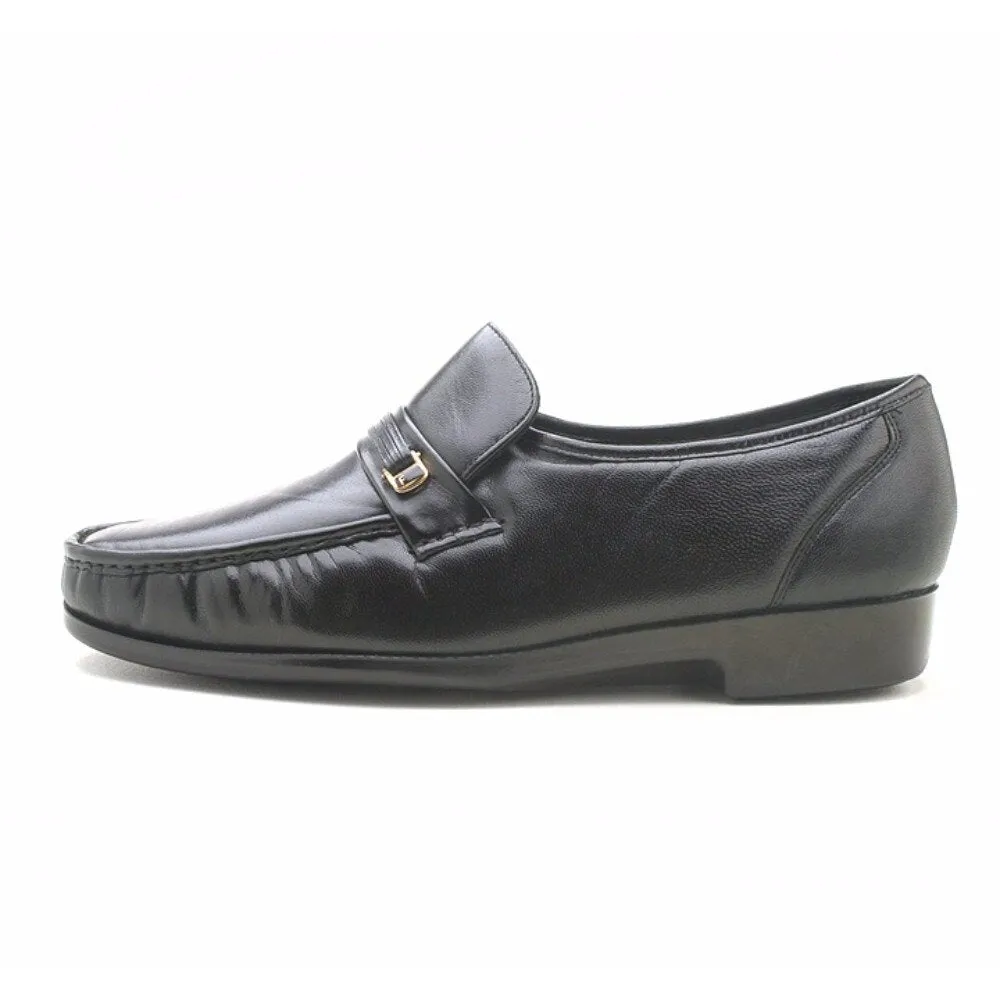 Florsheim Riva Black Kidskin Loafer