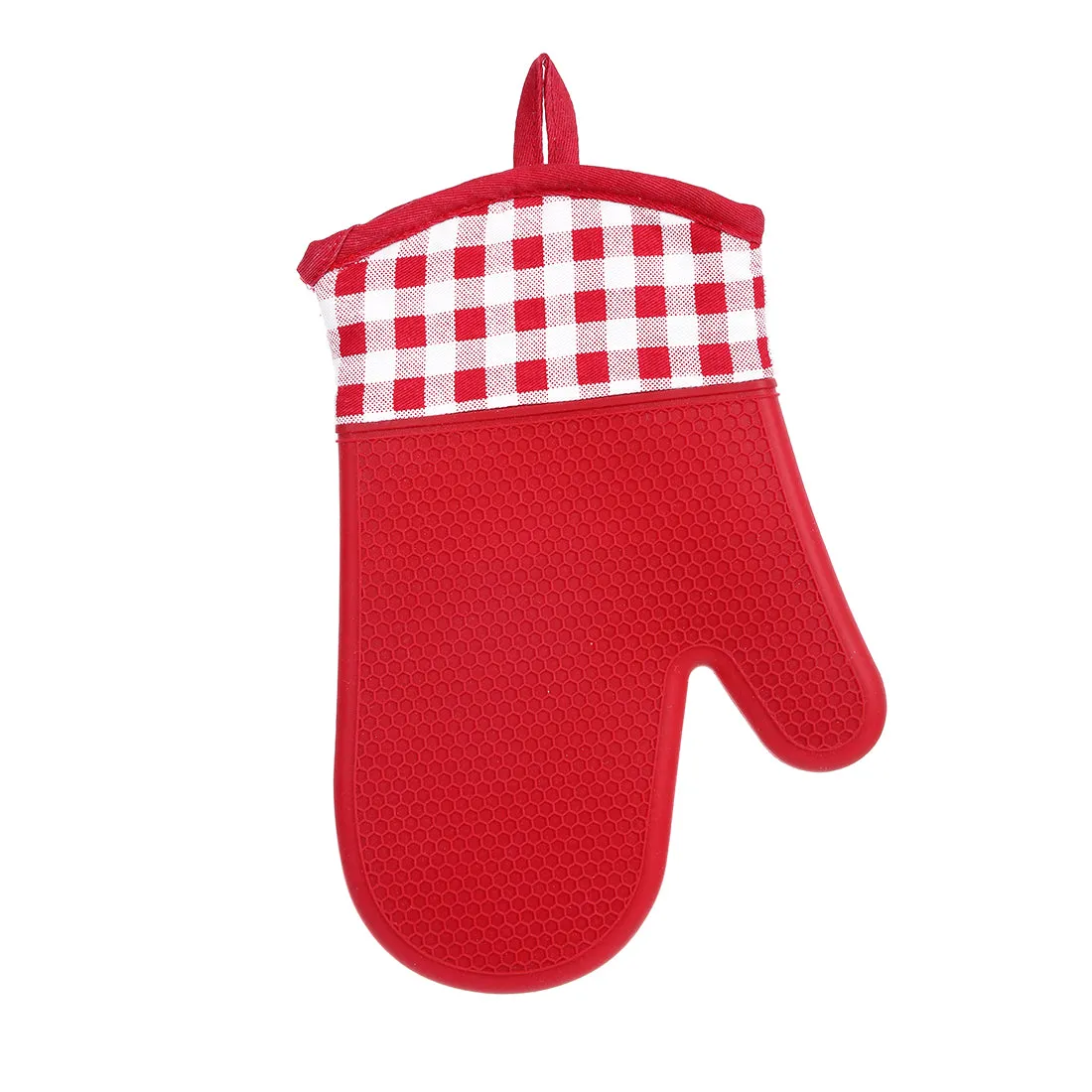 MINISO Silicone Heat-resistant Oven Mitt, Red