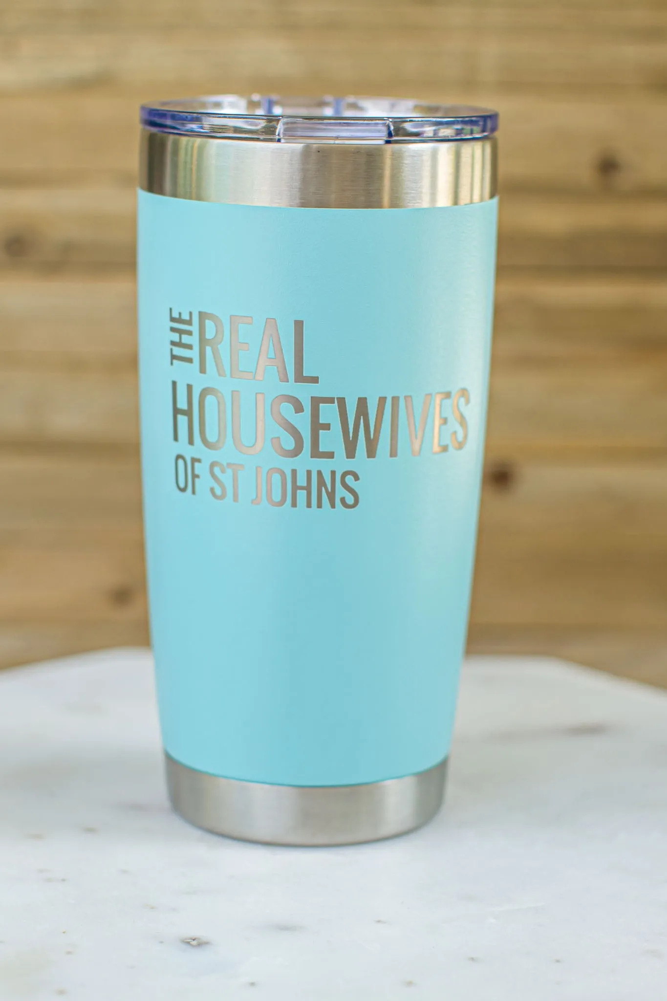 Real Housewives Of St Johns 20 oz Tumbler - Turquoise