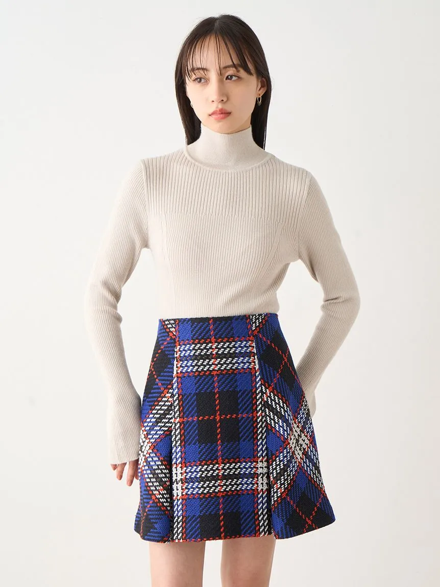 Roving Checkered Mini Skirt