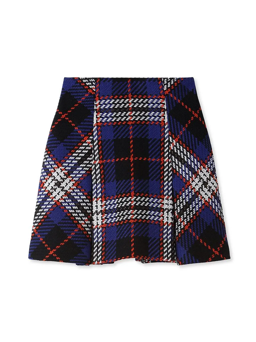 Roving Checkered Mini Skirt