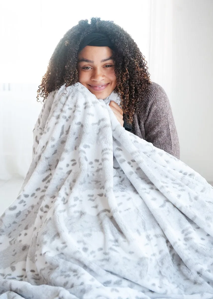 Snow Leopard Blanket