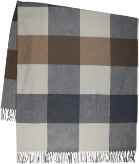 Sustainability Edition Herringbone Box Plaid Cashmink Throw