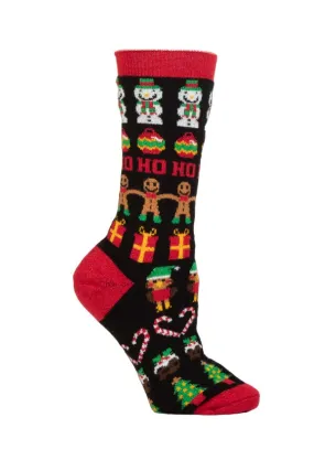 Women's Ellen Gingerbread ULTRA LITE® Crew Socks