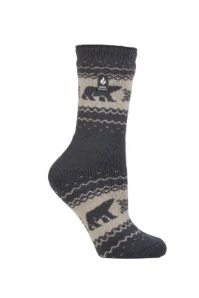 Women's Jade Holiday LITE® Polar Bear Crew Socks