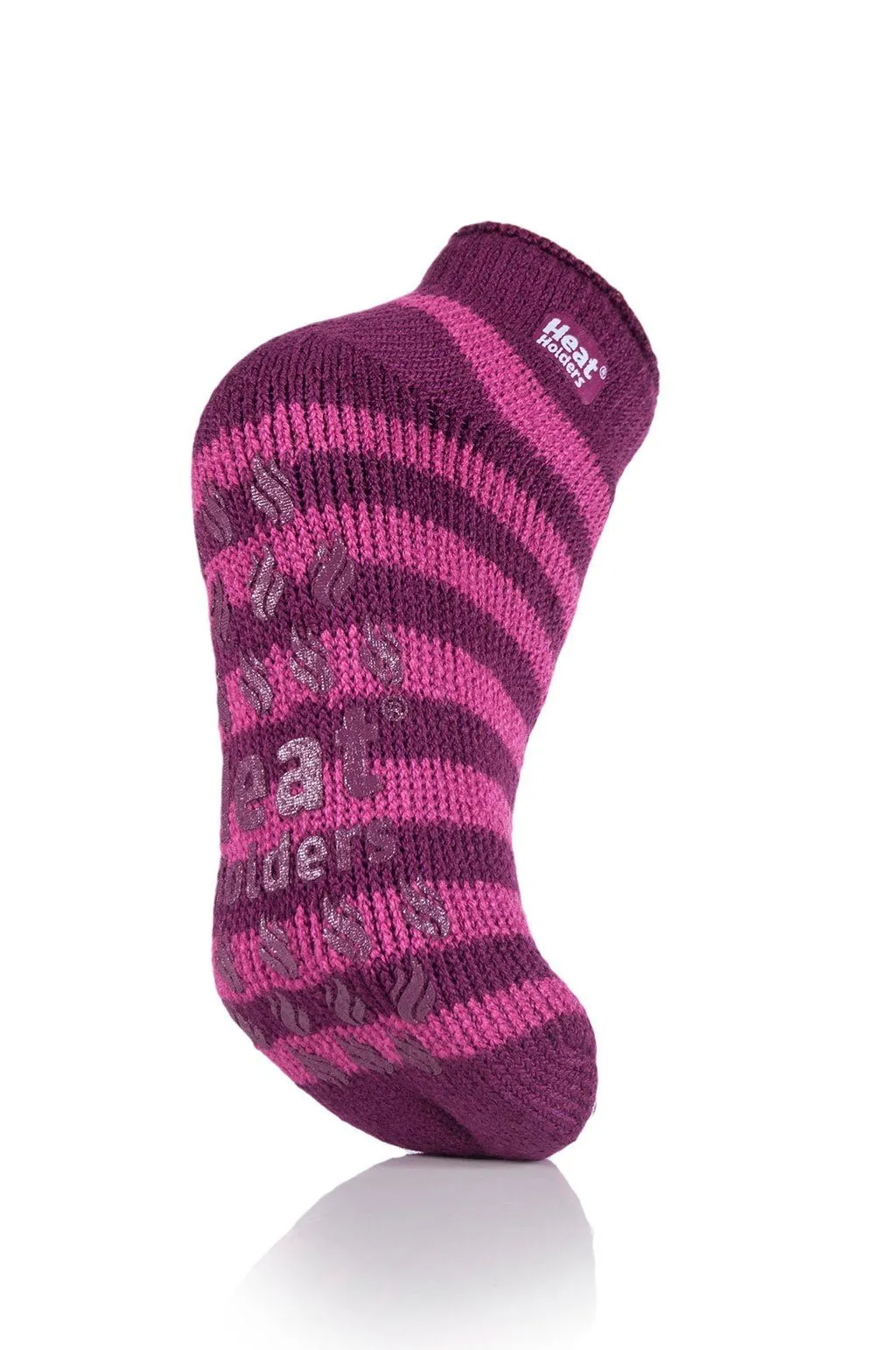 Women's Stripe Ankle Slipper Socks